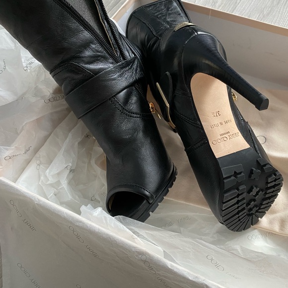 🎉HP🎉JIMMY CHOO BIKER BOOTIES - Picture 14 of 16